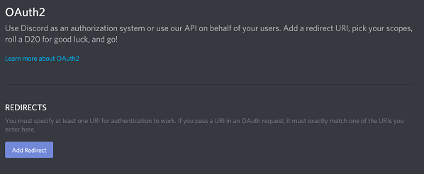 Oauth2 application does not have a bot ошибка discord